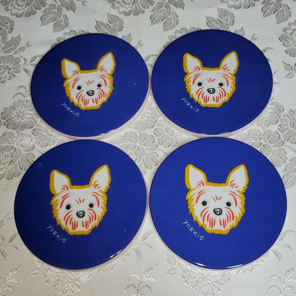 Fringe Studio Other - Fringe Studios BFF Yorkie Coaster Set